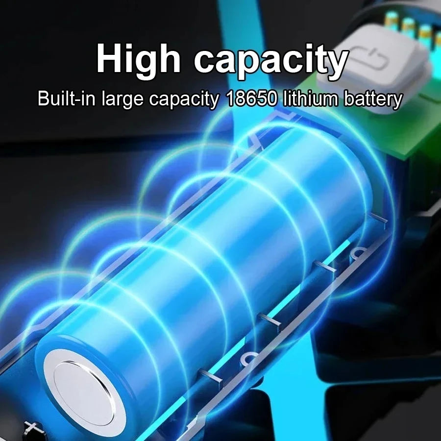 100000LM Super Bright Flashlight Rechargeable LED Torch Long Range Tactical Lamp for Outdoor Waterproof Camping Fishing Lantern by Geo’s Online Store