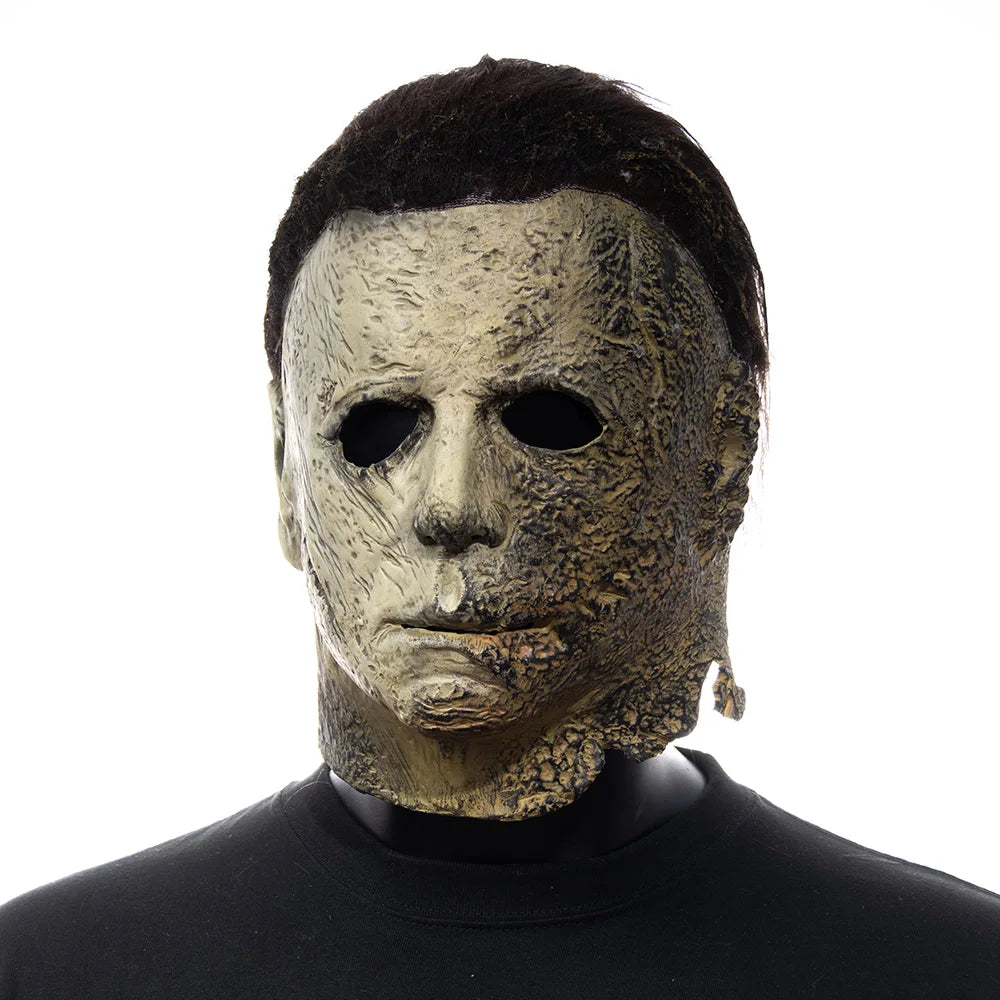 2022 Halloween Ends Michael Myers Horror Mask Cosplay Bloody Creepy Demon Killer Latex Helmet Party Carnival Costume Props by Geo’s Online Store