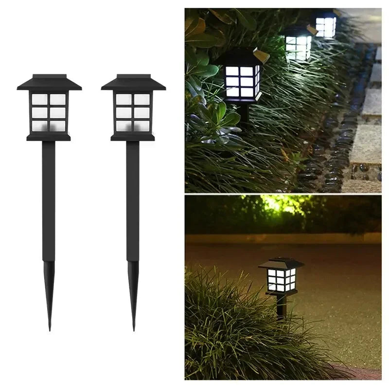 2 Pack Solar Pathway Light Outdoor Solar Lamp Waterproof Landscape Lighting for Garden Yard Patio Walkway Driveway Camping Decor by Geo’s Online Store