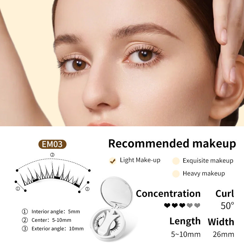 Magnetic False Eyelashes Set with Applicator by Geo’s Online Store