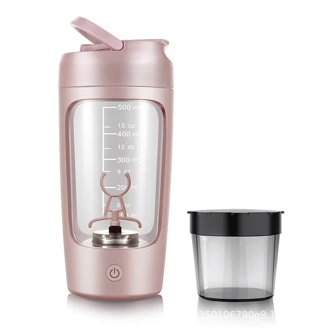 Electric Portable Whey Protein Shaker Bottle by Geo’s Online Store