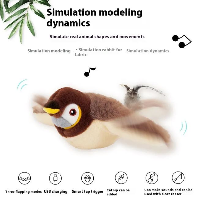 Flapping Bird Cat Toy by Geo’s Online Store