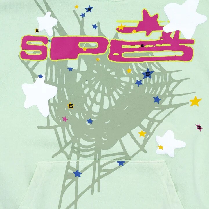 Spider Letter Prints Hoodies by Geo’s Online Store