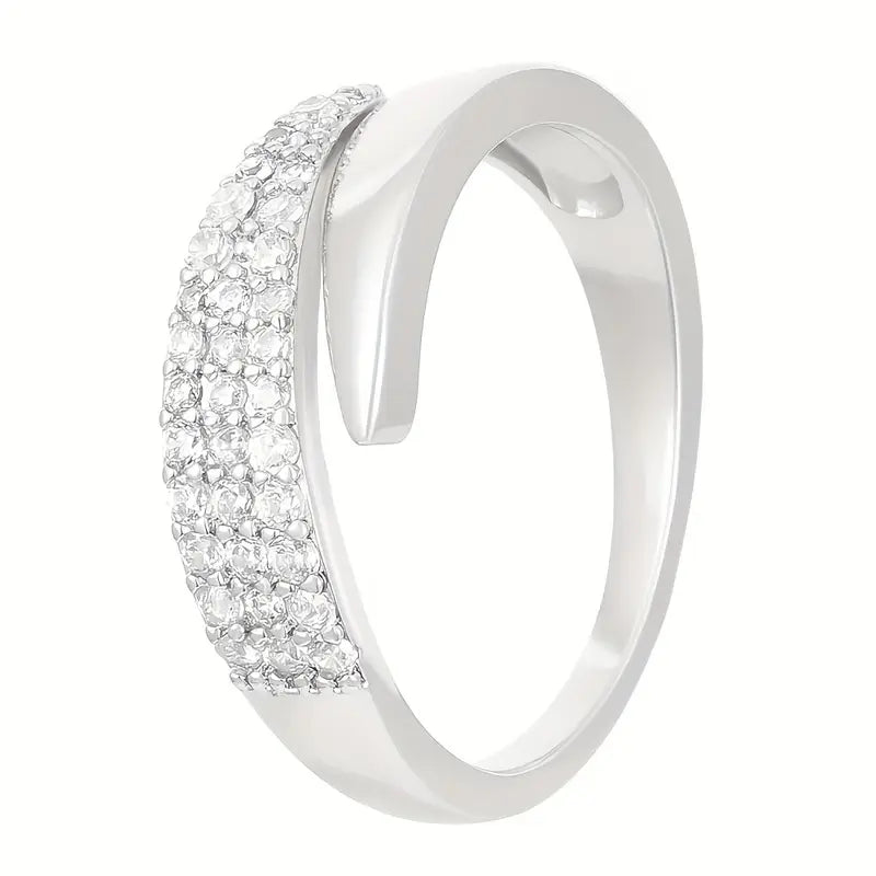 Elegant Adjustable Sparkle Ring by Geo’s Online Store