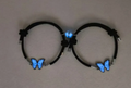 Blue Luminous Smart Butterfly Necklace by Geo’s Online Store