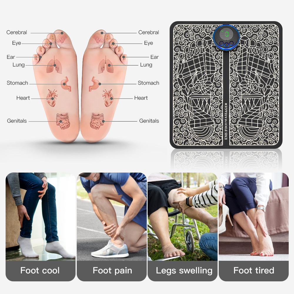 Rechargeable Foot Massage Pad by Geo’s Online Store