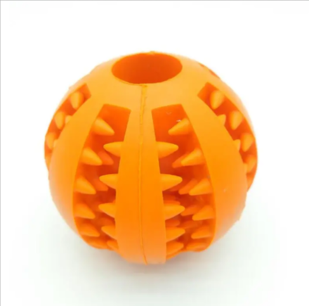 Interactive Rubber Slow Feeder Dog Ball by Geo’s Online Store