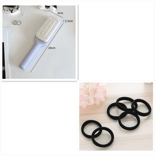 4 In 1 Self Cleaning Brush for Easy Hair Care by Geo’s Online Store