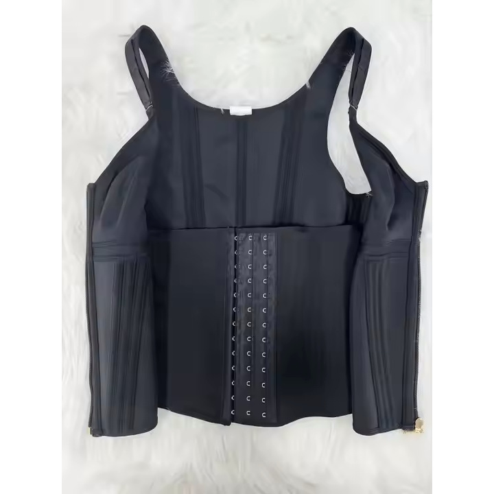 Mesh Waist Slimming Three-Breasted Shapewear Corset by Geo’s Online Store