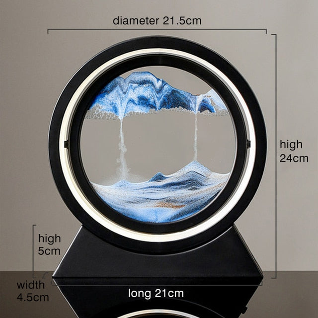 Moving Sand Art Landscape Table Lamp by Geo’s Online Store