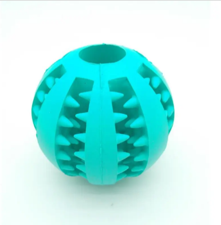 Interactive Rubber Slow Feeder Dog Ball by Geo’s Online Store