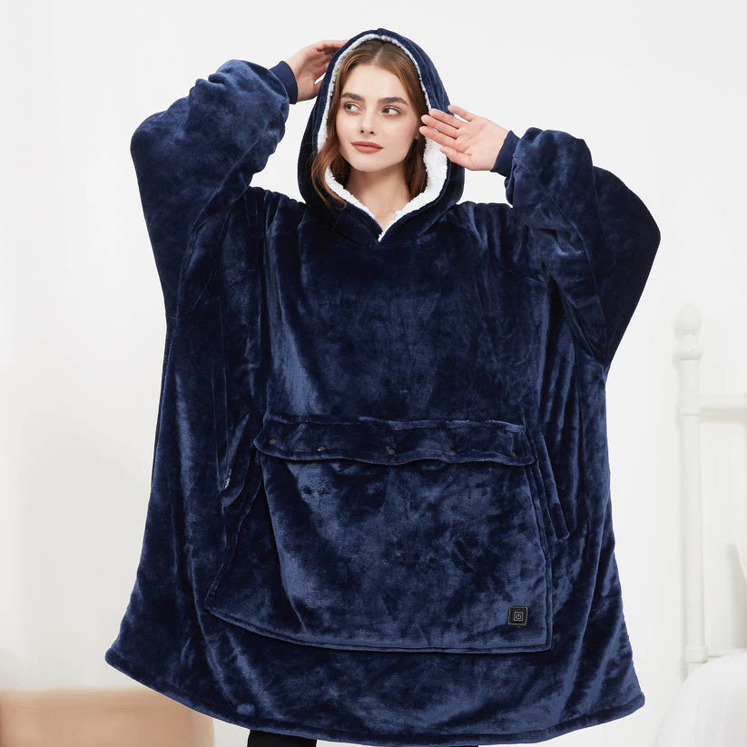 Heated Hoodie Blanket by Geo’s Online Store