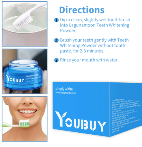 Teeth Whitening Brightening Powder by Geo’s Online Store