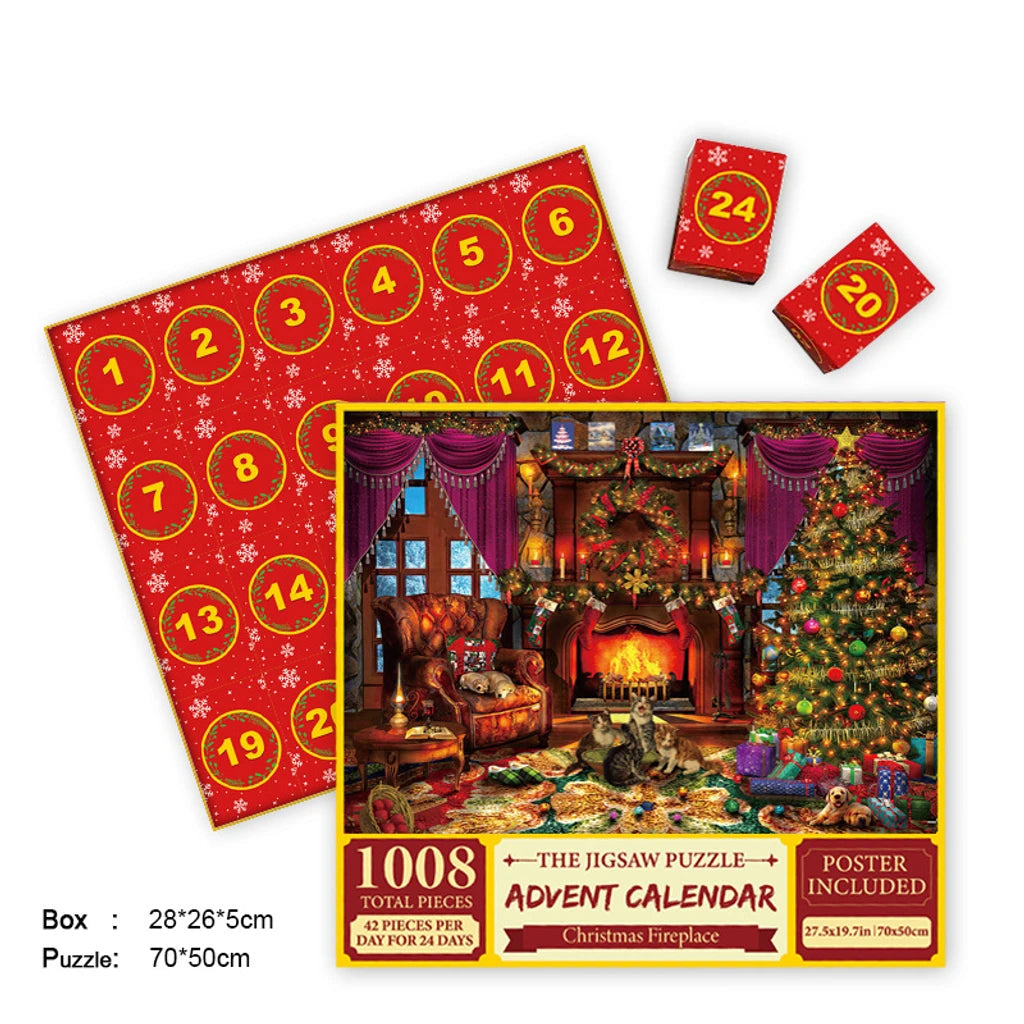 Merry Jigsaw Advent Calendar Puzzle by Geo’s Online Store