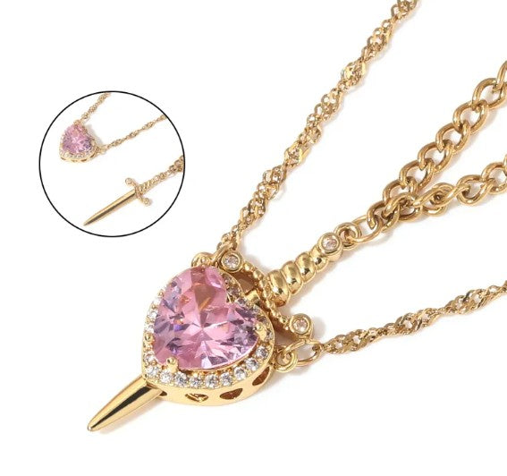 Love Dagger Necklace by Geo’s Online Store