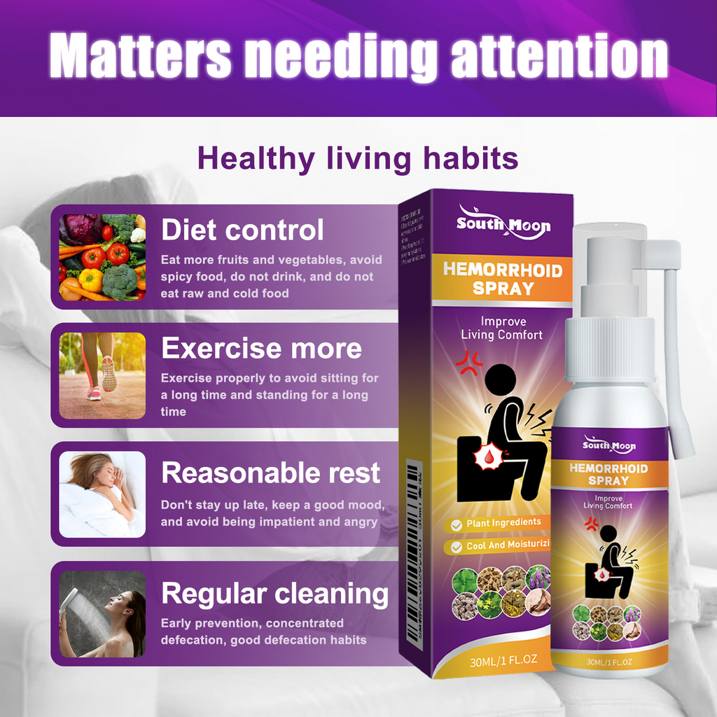 Herbal Hemorrhoid Relief Spray by Geo’s Online Store