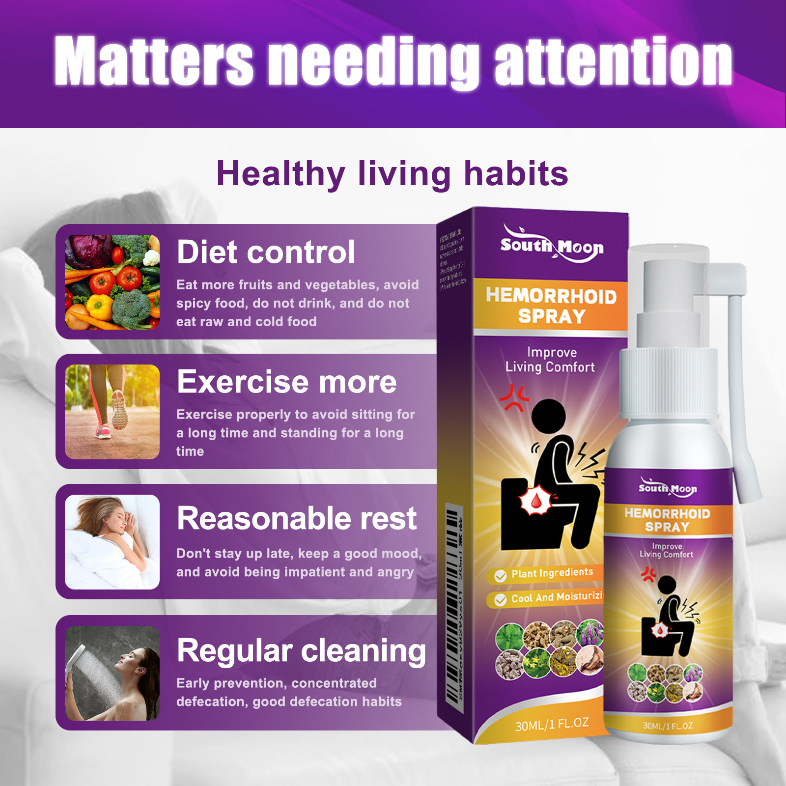 Herbal Hemorrhoid Relief Spray by Geo’s Online Store
