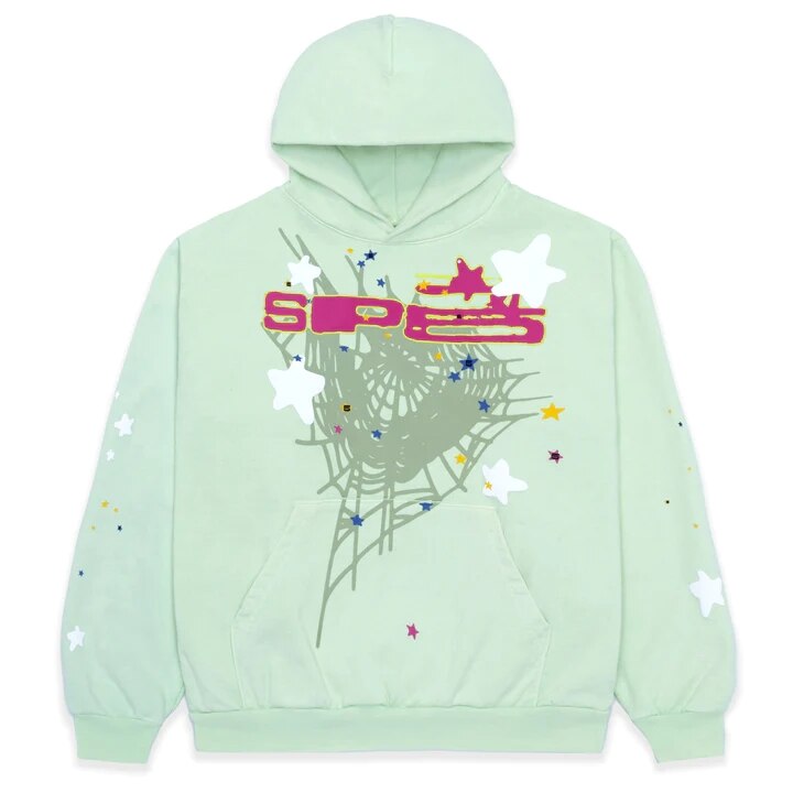 Spider Letter Prints Hoodies by Geo’s Online Store