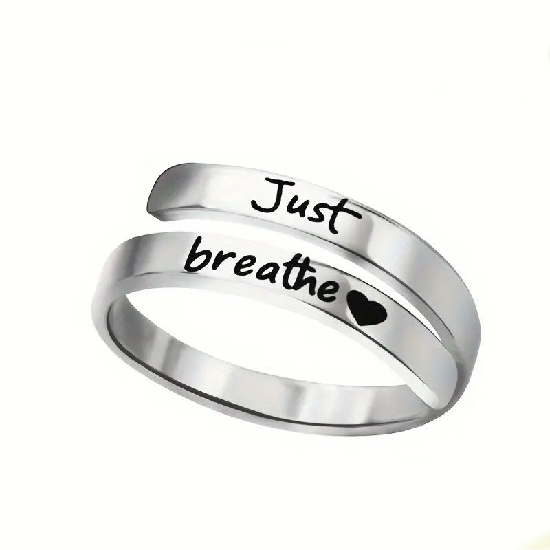 Silver Spiral Heart Ring by Geo’s Online Store