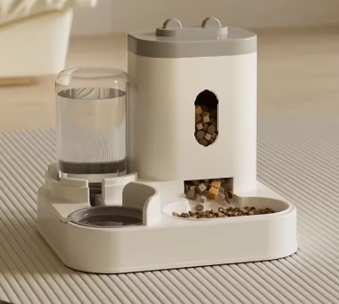 Automatic Pet Feeder Dog Basin Cat Bowl Supplies Water Dispenser by Geo’s Online Store
