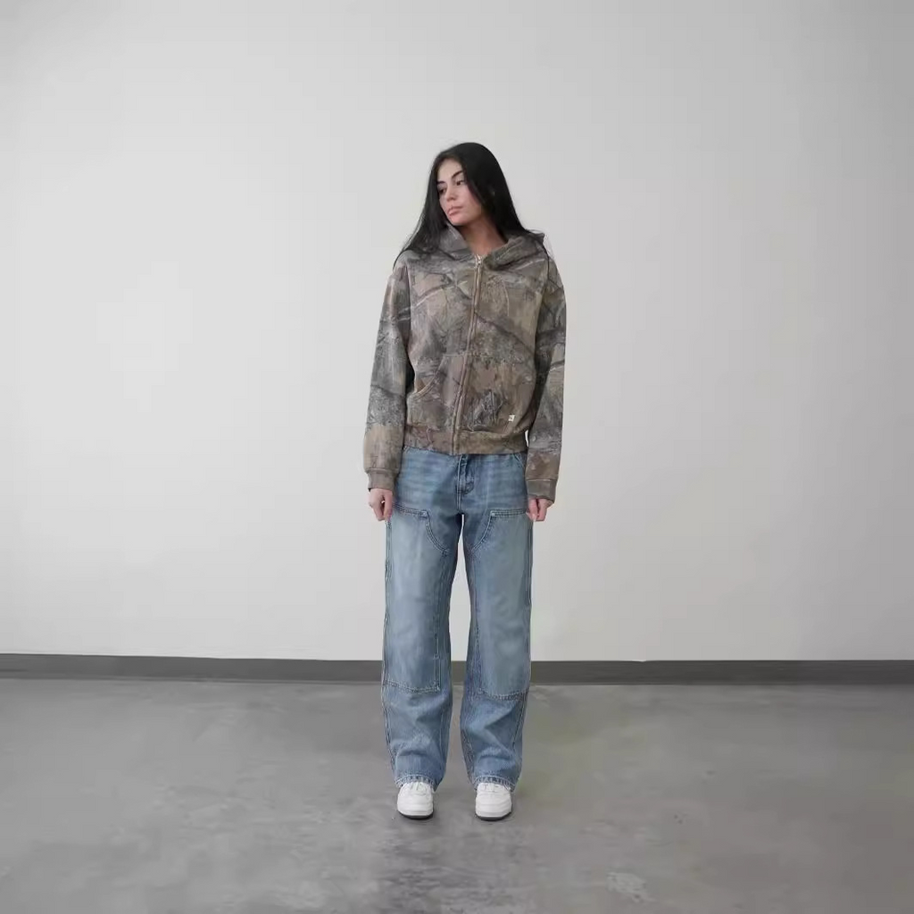 Urban Camo Retro Hoodie by Geo’s Online Store