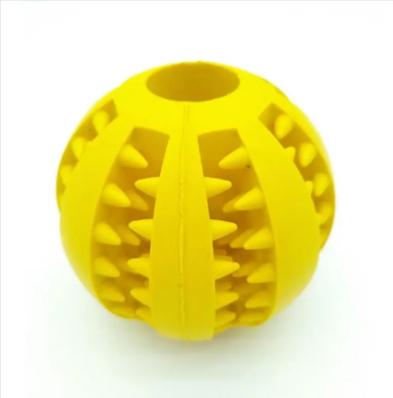 Interactive Rubber Slow Feeder Dog Ball by Geo’s Online Store