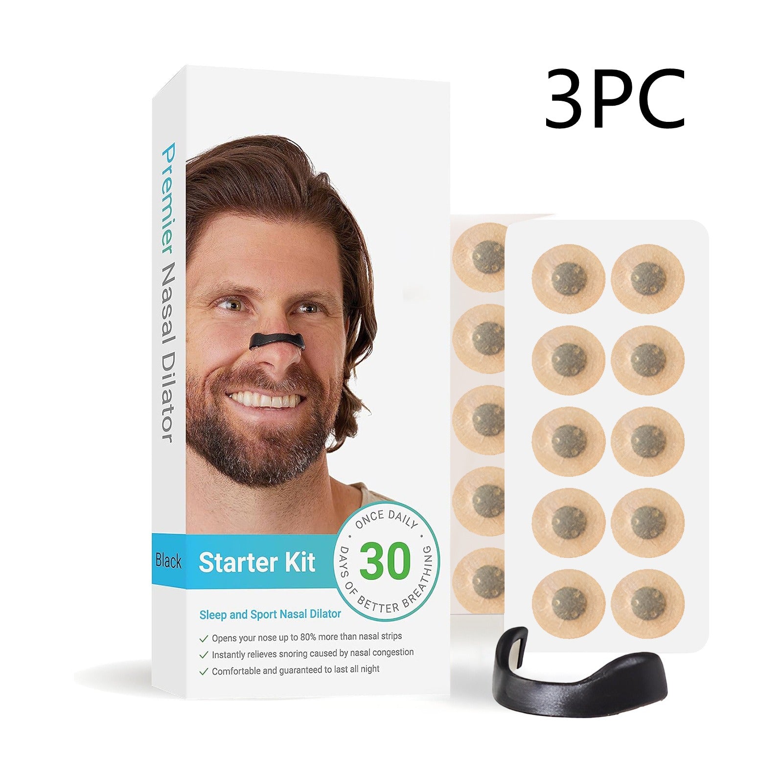 Magnetic Nasal Dilator Strips for Better Sleep by Geo’s Online Store