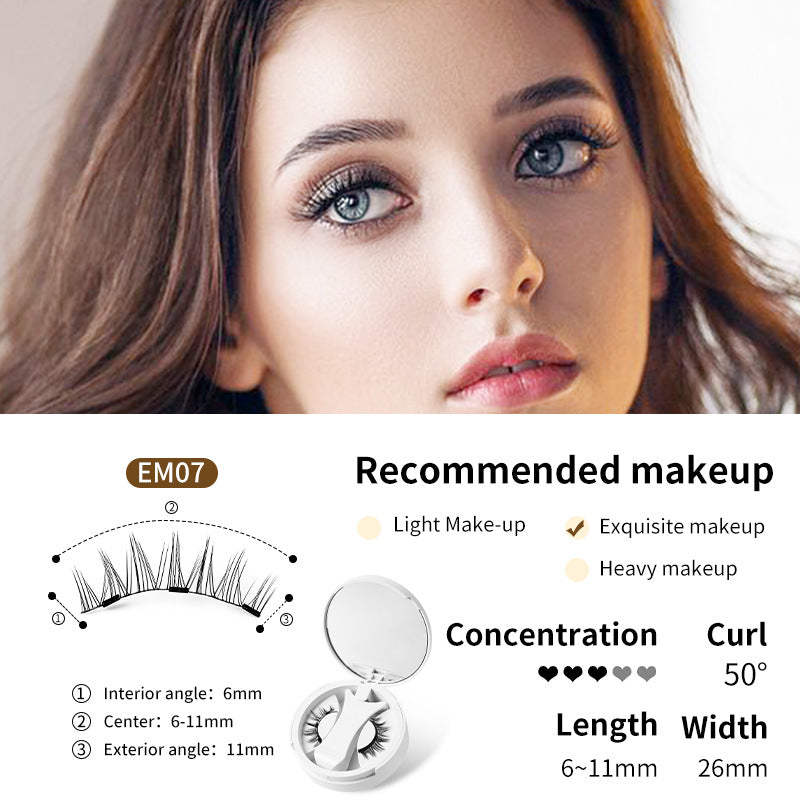 Magnetic False Eyelashes Set with Applicator by Geo’s Online Store