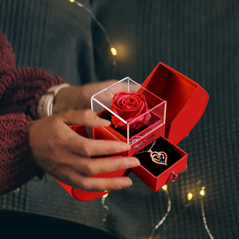 Christmas Jewelry Box Necklace by Geo’s Online Store