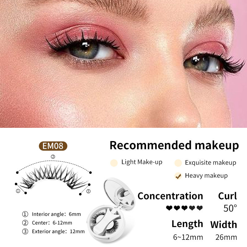 Magnetic False Eyelashes Set with Applicator by Geo’s Online Store