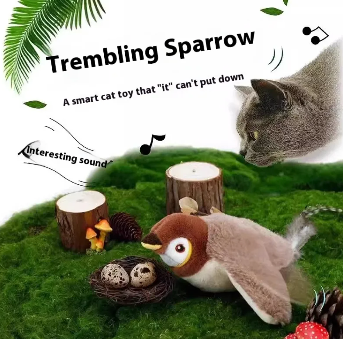Plush Bird Pet Toy by Geo’s Online Store