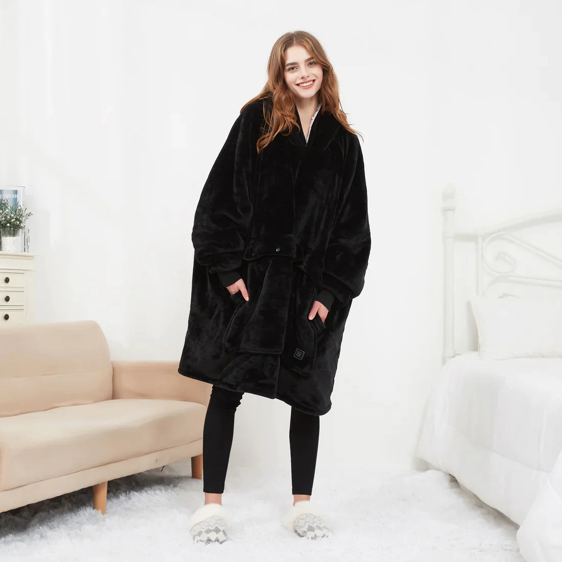 Heated Hoodie Blanket by Geo’s Online Store